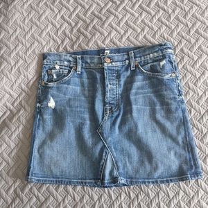 7 For All Mankind mini skirt